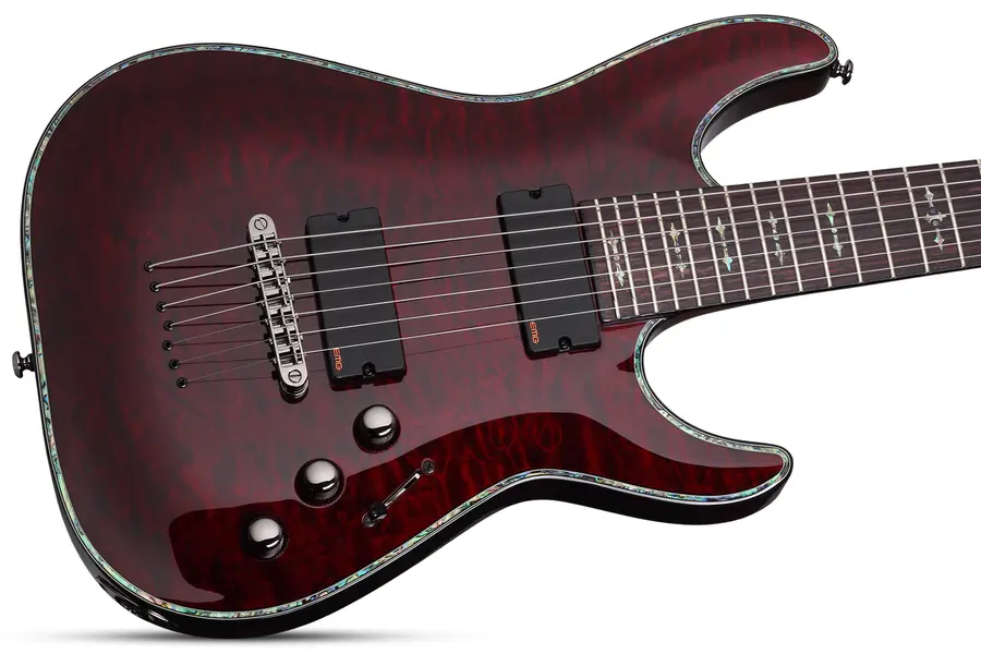 Schecter C7 Hellraiser Black Cherry 