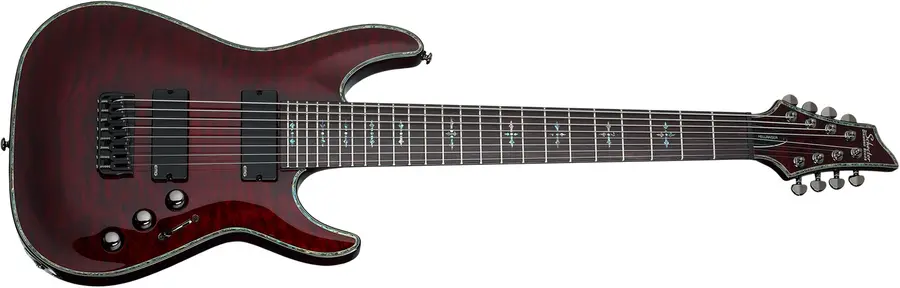Schecter C8 Hellraiser Black Cherry 