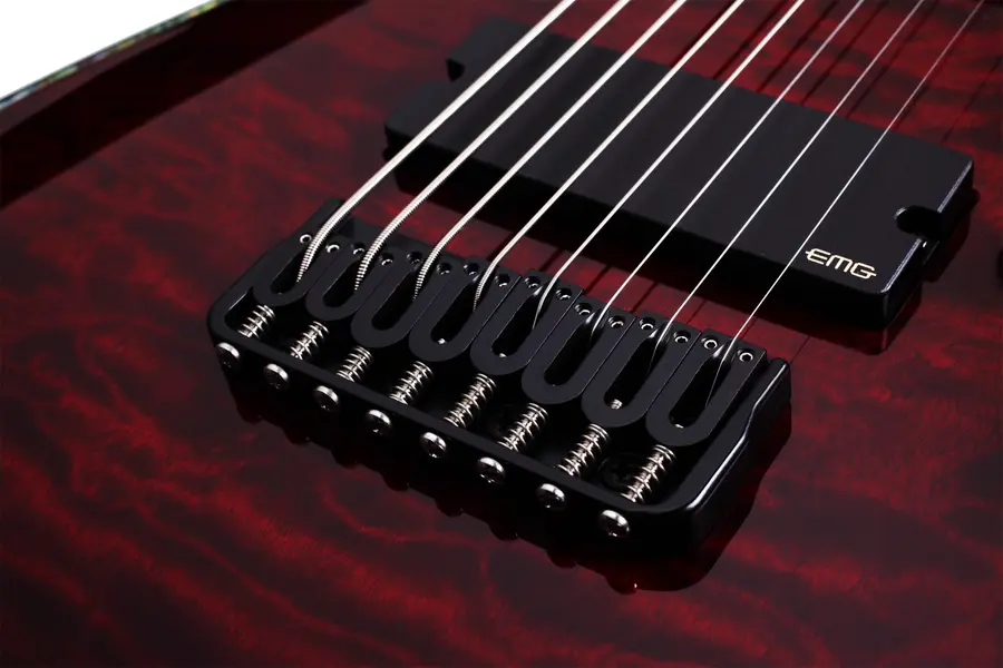 Schecter C8 Hellraiser Black Cherry 