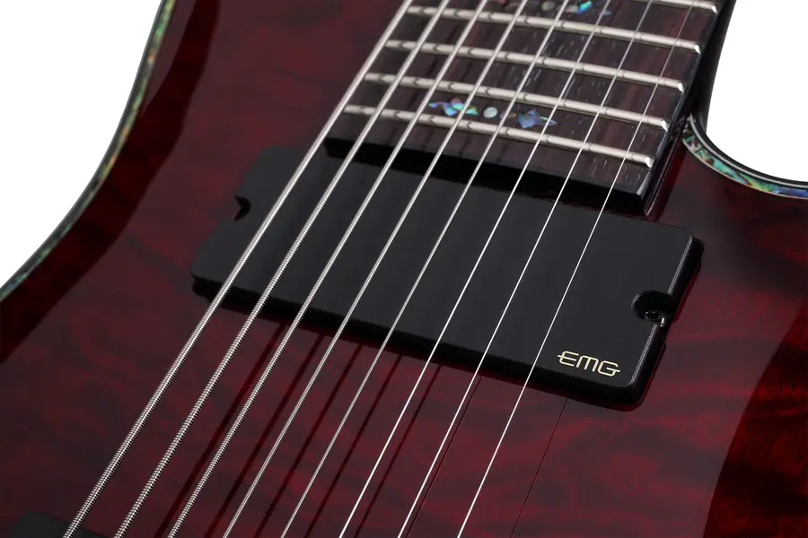 Schecter C8 Hellraiser Black Cherry 