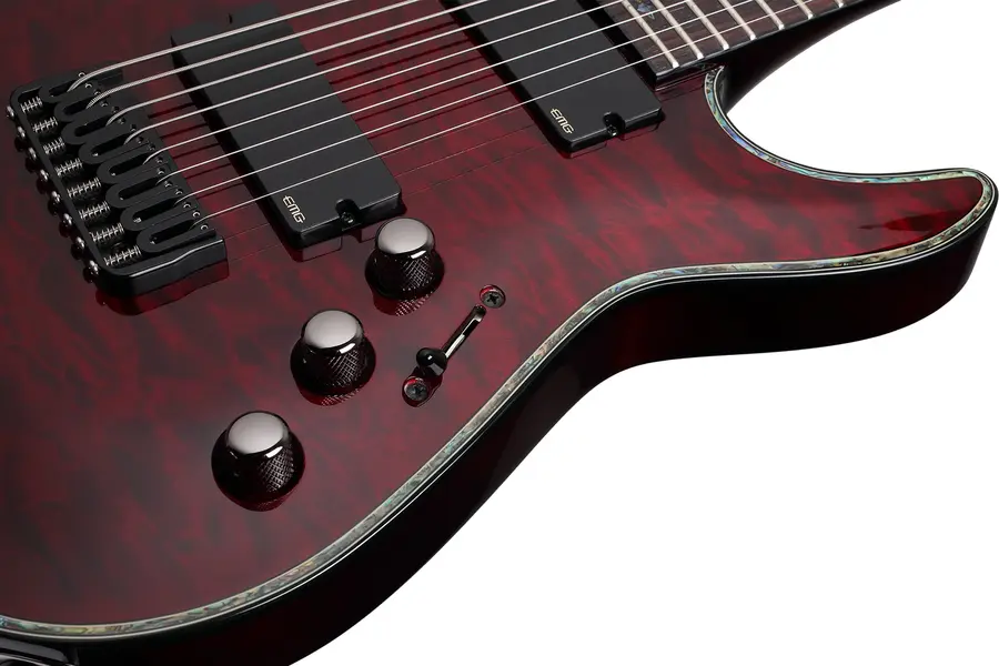 Schecter C8 Hellraiser Black Cherry 