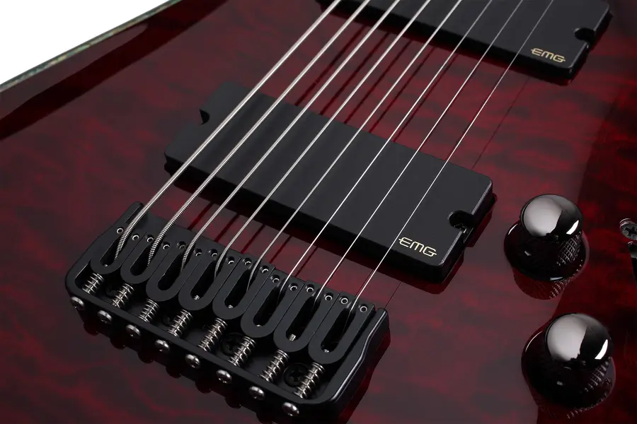 Schecter C8 Hellraiser Black Cherry 