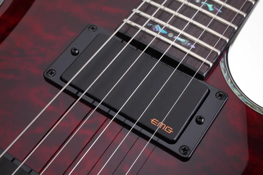 Schecter C1 Hellraiser Floyd Rose Black Cherry 