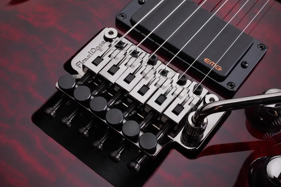 Schecter C1 Hellraiser Floyd Rose Black Cherry 