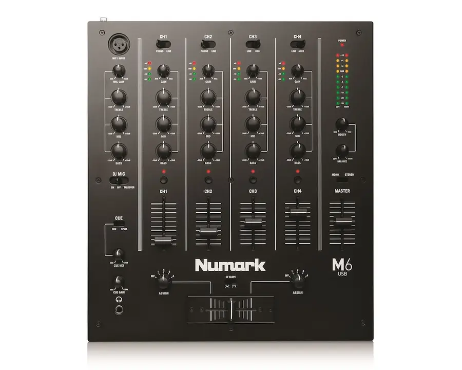 Numark M6USB 4 kanalers mikser m/USB 