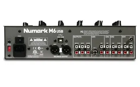 Numark M6USB 4 kanalers mikser m/USB 