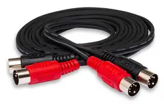 Hosa MID204 dual MIDI-kabel 4 m
