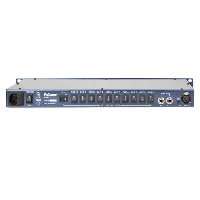 Palmer Press Patch Box - Press Patch Box 10-channel 