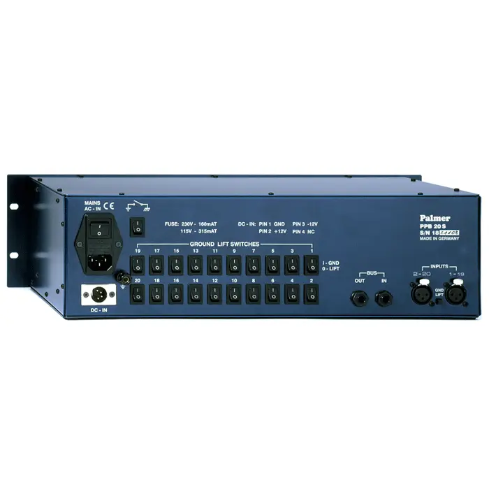 Palmer Press Patch Box - Press Patch Box 10-channel stereo / 