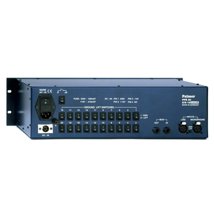Palmer Press Patch Box - Press Patch Box 20-channel 