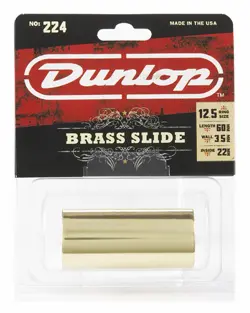 Dunlop 224  Brass Slide, Heavy Wall, Medium 