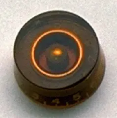 AP PK 0130-022 Speed Knobs (2) Amber, Vintage Style,