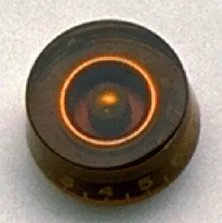 AP PK 0130-022 Speed Knobs (2) Amber, Vintage Style,