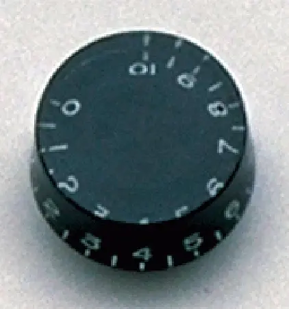 AP PK 0130-023 Speed Knobs (2) Black, Vintage Style, 