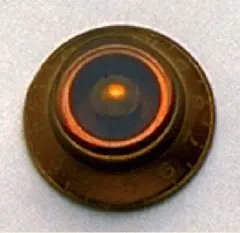 AP PK 0140-022 Bell Knobs (2) Amber, Vintage Style