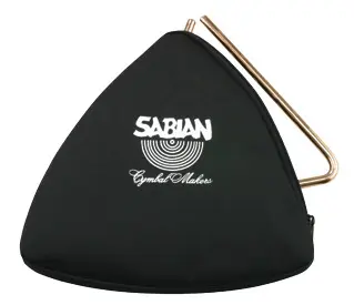 Sabian Black Zippered Triangle Bag 6" 61140-6