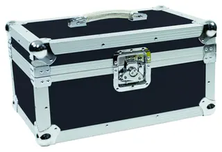 Microphone case for 12 mikrofoner, sort finish