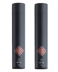 Neumann KM 183 mt Stereo Set Omni-directional mics. Black