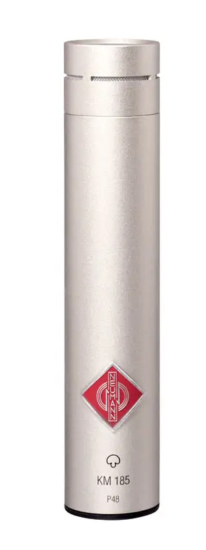 Neumann KM 185 Super-cardioid microphone. Nickel. 