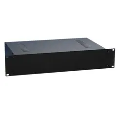 Adam Hall 19" Housing 2 U rackmount with Vent Slots