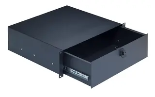 K&amp;M 49123 Rackskuff 3 unit 39cm dyp