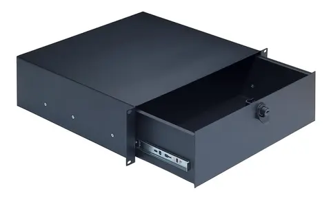 K&amp;M 49123 Rackskuff 3 unit 39cm dyp