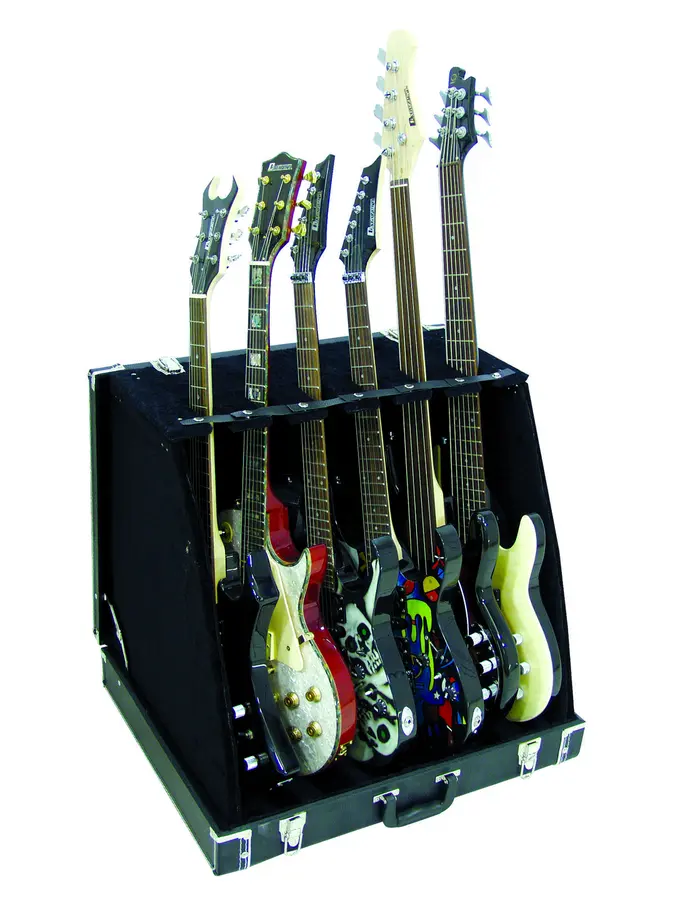 Dimavery gitar-stativcase for inntil 6 gitarer 