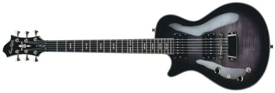 Hagstrom Ultra Swede Venstrehendt Cosmic Black Burst 