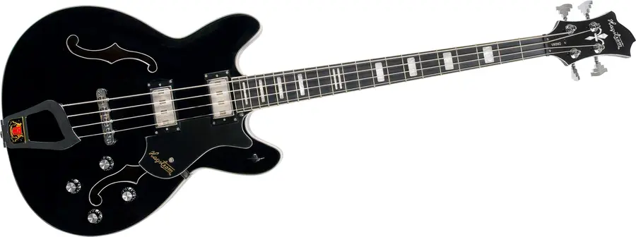 Hagstrom Viking Bass Black 