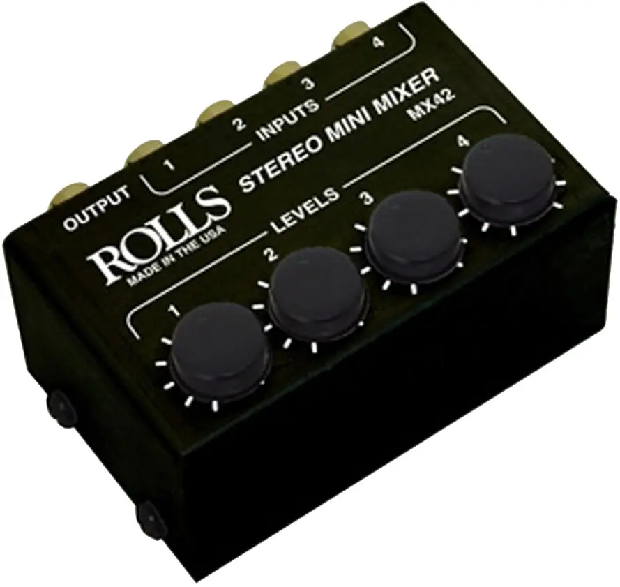 ROLLS MX42 Stereo Mini Mixer 