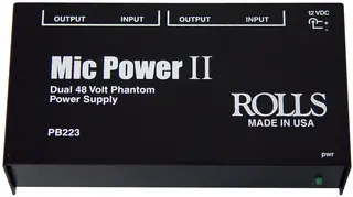 ROLLS PB223 Dual Phantom Power Supply