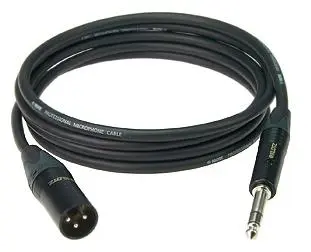 Klotz kabel XLR (M) - balansert jack (M) 10 m