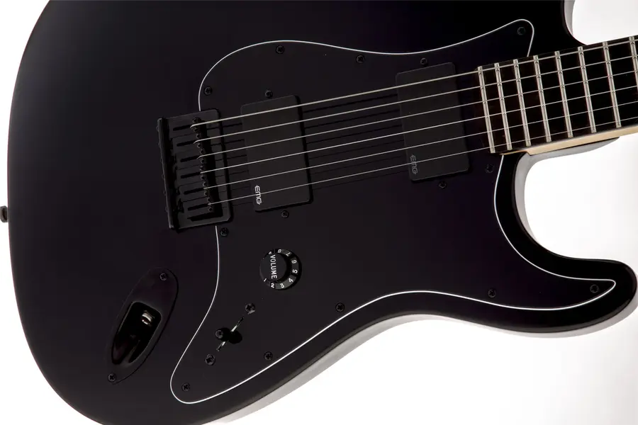 Fender Jim Root Stratocaster Ebony Fretboard, Flat Black 