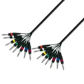 Multikabel 8x8 jack-jack balansert 5m