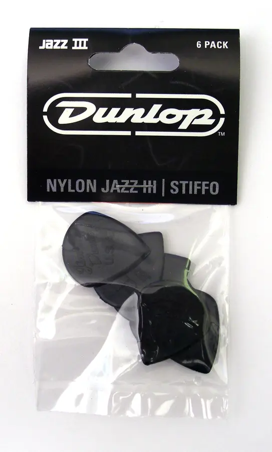 Dunlop Jazz III 47P3S plekter 6-pack 