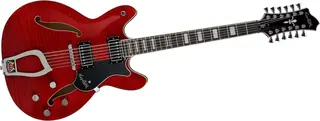 Hagstrom Viking Deluxe 12 Wild Cherry Transparent