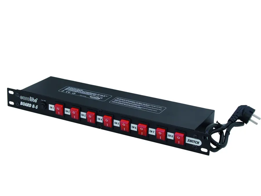 EUROLITE Board 8-S with 8x IEC output 