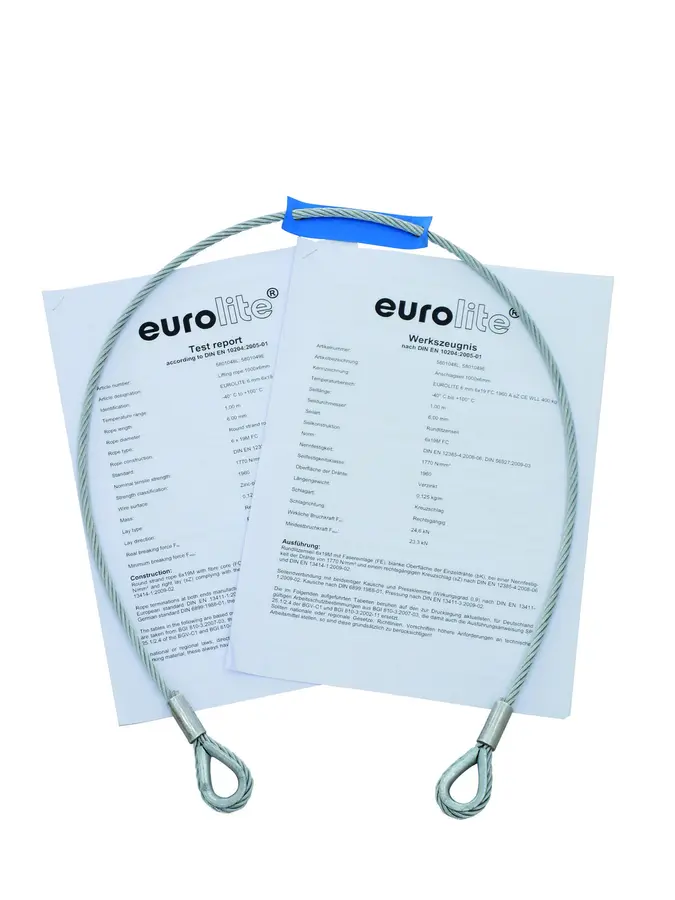 EUROLITE Safety bond AG-35FB 6x1000mm up to 35kg 