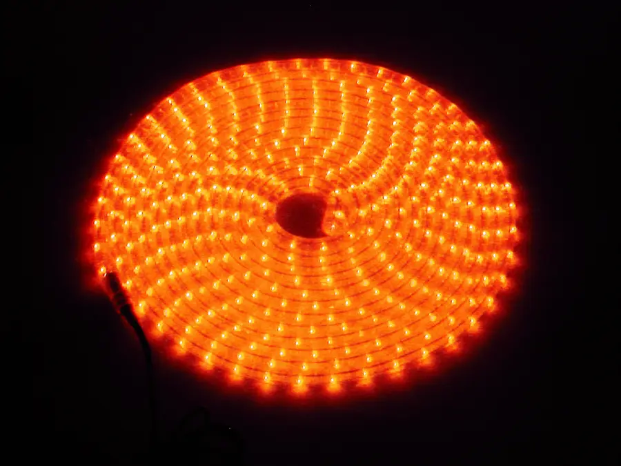 EUROLITE RUBBERLIGHT RL1-230V orange 5m 
