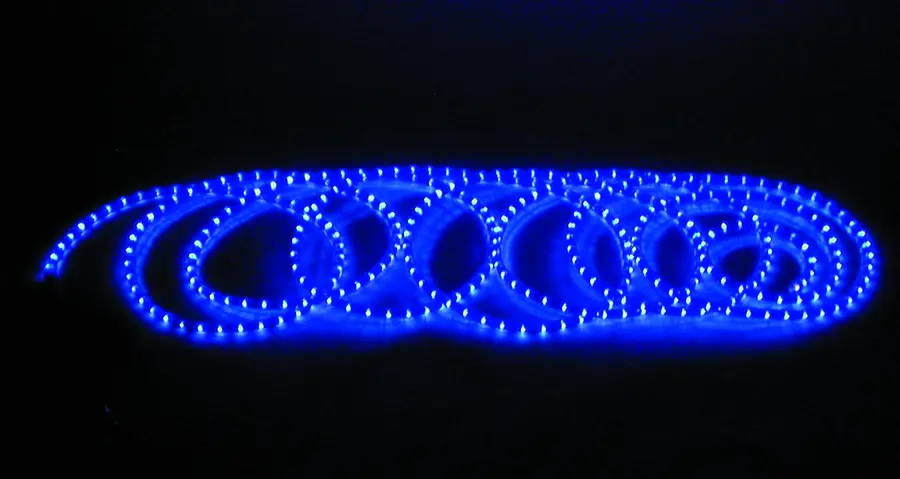 EUROLITE RUBBERLIGHT RL1-230V blue 5m 