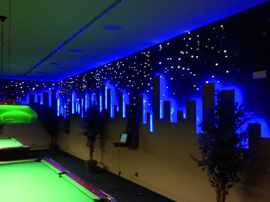EUROLITE RUBBERLIGHT RL1-230V blue 5m 