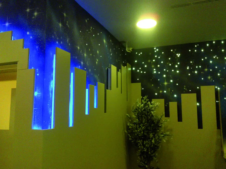 EUROLITE RUBBERLIGHT RL1-230V blue 5m 