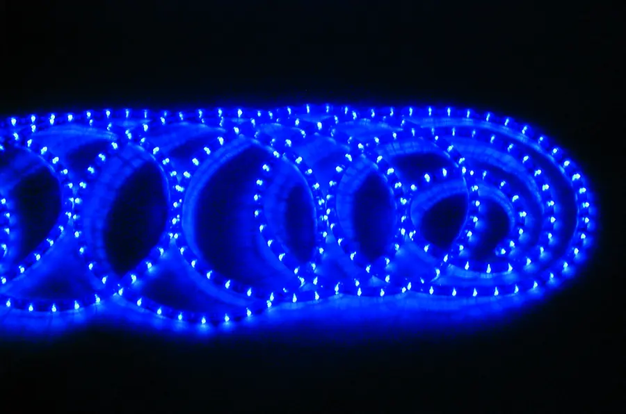 EUROLITE RUBBERLIGHT RL1-230V blue 5m 