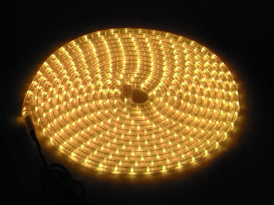 EUROLITE RUBBERLIGHT RL1-230V yellow 5m 