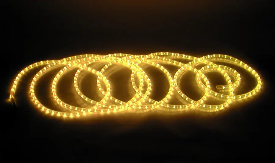 EUROLITE RUBBERLIGHT RL1-230V yellow 5m 