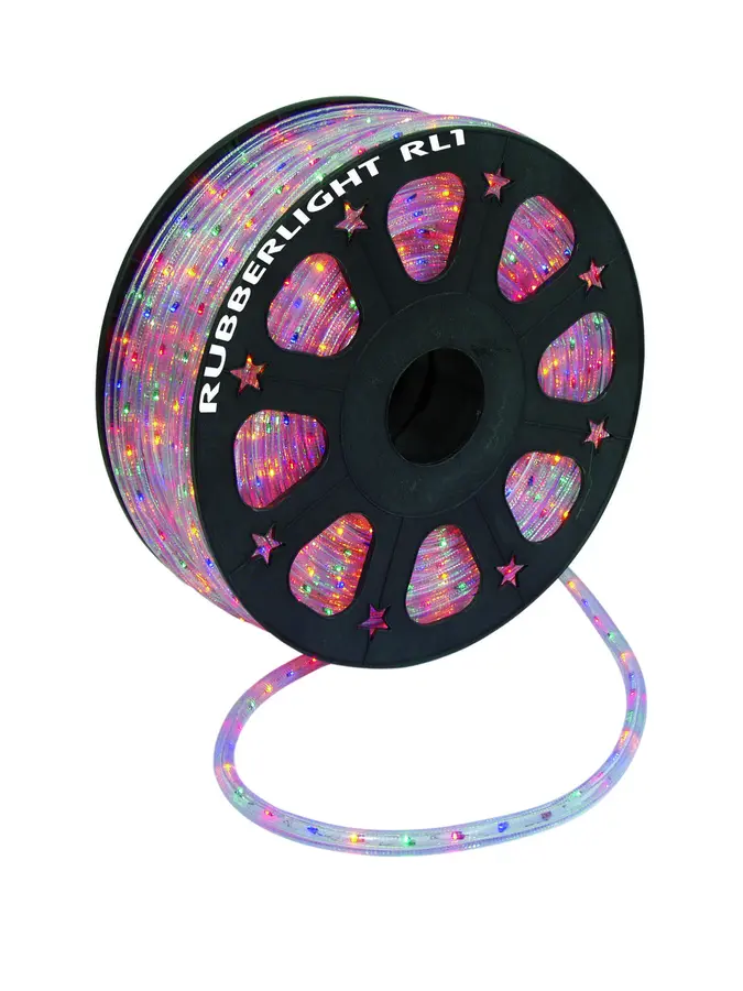 EUROLITE RUBBERLIGHT RL1-230V multicolor 44m 