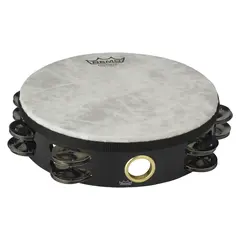 Remo TA-5208 Tamburin m/Skinn, Dobbel rad