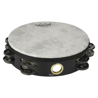 Remo TA-5208 Tamburin m/Skinn, Dobbel rad