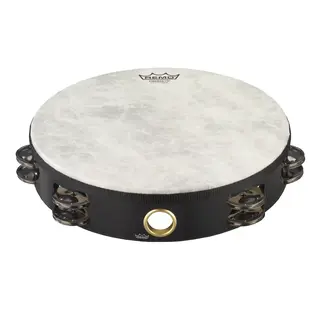 Remo TA-5210 Tamburin m/Skinn, Dobbel rad