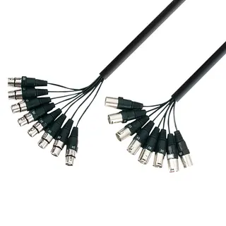 Multikabel 8x8 xlr-xlr 3m
